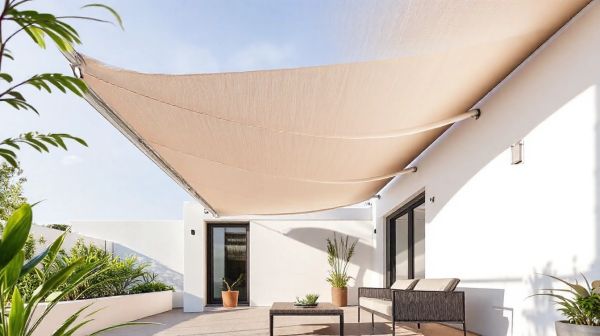 Solutions innovantes pour installer un voile d'ombrage sans mât
