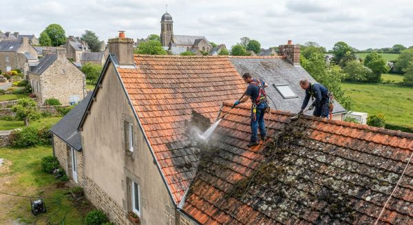 Top méthodes de nettoyage de toit à Plessé pour diverses détériorations